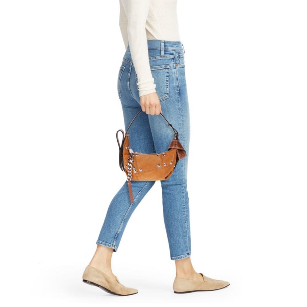 Brand New ZADIG & VOLTAIRE
Cecilia XS Patchwork Suede Mini
Shoulder Bag